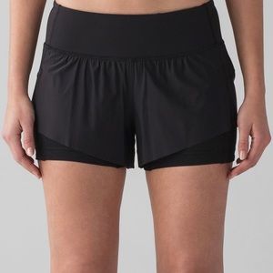 Black Lululemon shorts